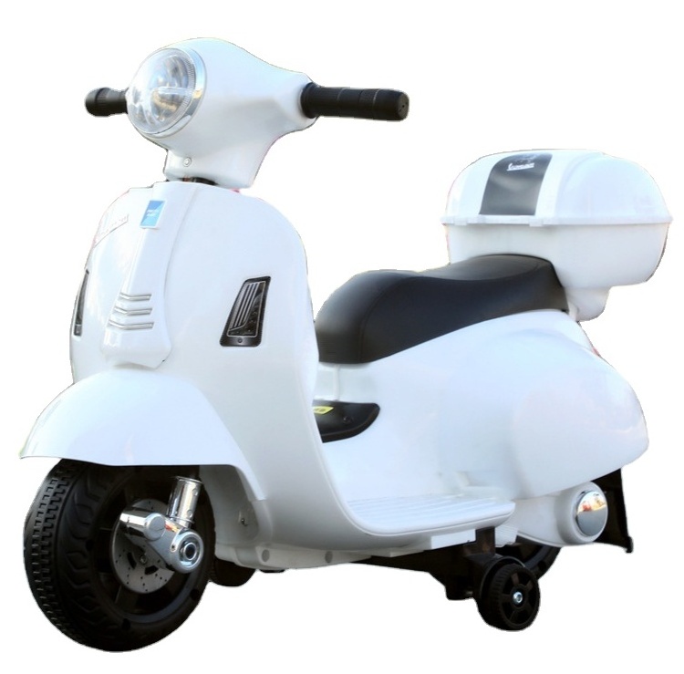 cheap kids ride on electric cars toy for wholesale new model mini vespa GTS 6V baby ride on motorcycle