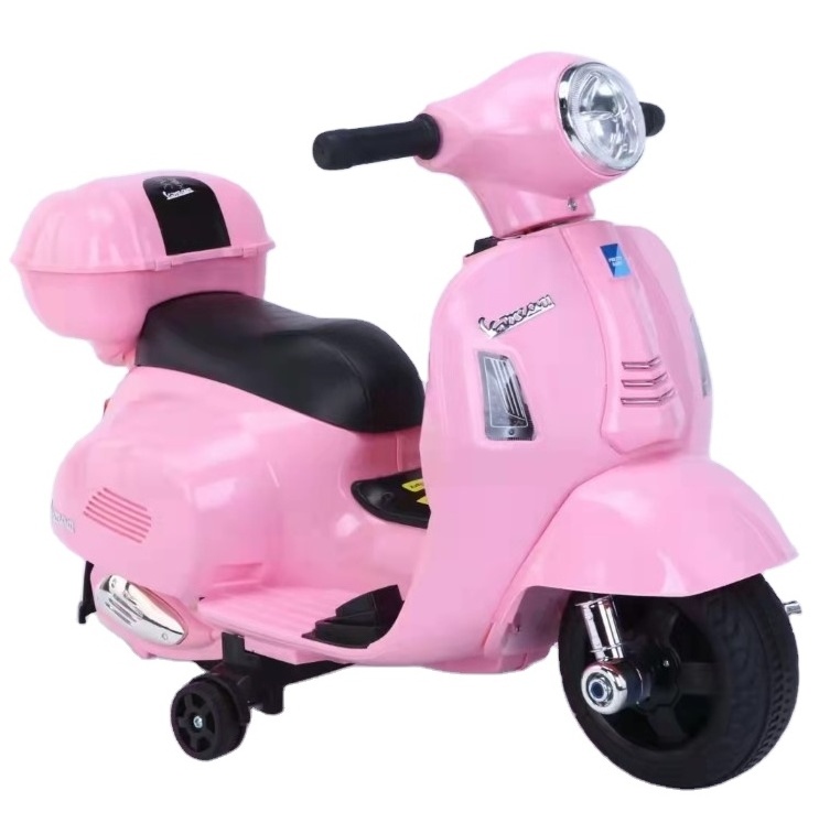 cheap kids ride on electric cars toy for wholesale new model mini vespa GTS 6V baby ride on motorcycle