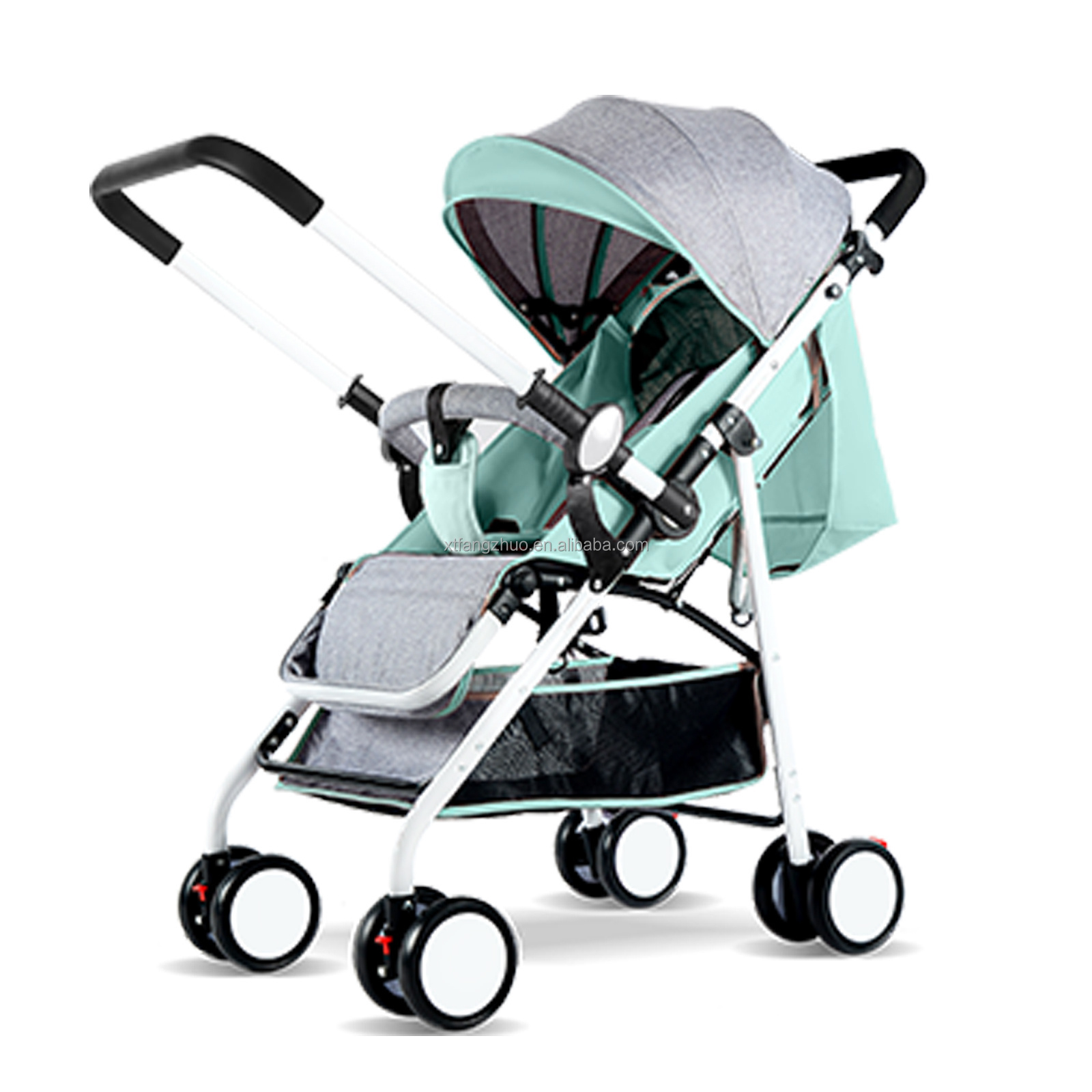 Cheapest baby stroller 4 in 1 for 0-3 years babies pure cotton cloth wholesale price oem high quality baby push car stroller