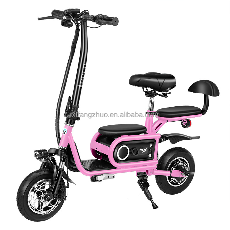 foldable wholesale 2024 new hotsale 500w big motor  36v/48v 10a max load 200kg fast electric scooter with seat