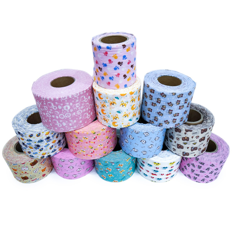 Hubei Xiantao Dingcheng Factory Custom Color Fashion Style Direct Sales Non-Woven Fabric Spun Bonded Non Wovens Non-Woven Print