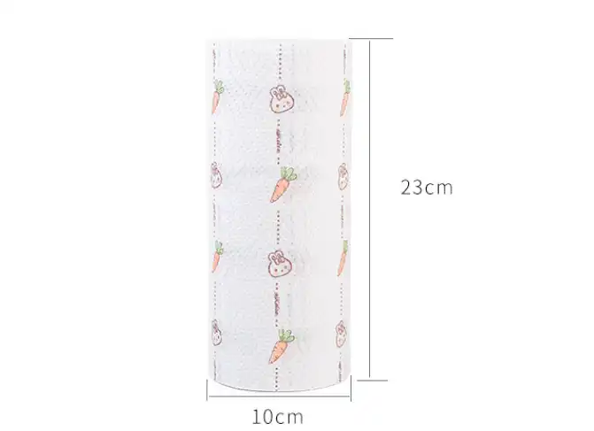 Reusable kitchen rags lazy rags washable kitchen paper thickened wet and dry printed Dish cloth Towels Kitchen Cleaning Supply