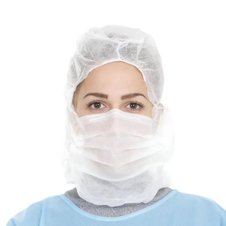 Disposable Face Hood Cover Non-woven Astronaut Caps Disposable Space Cap Medical Surgical Consumables