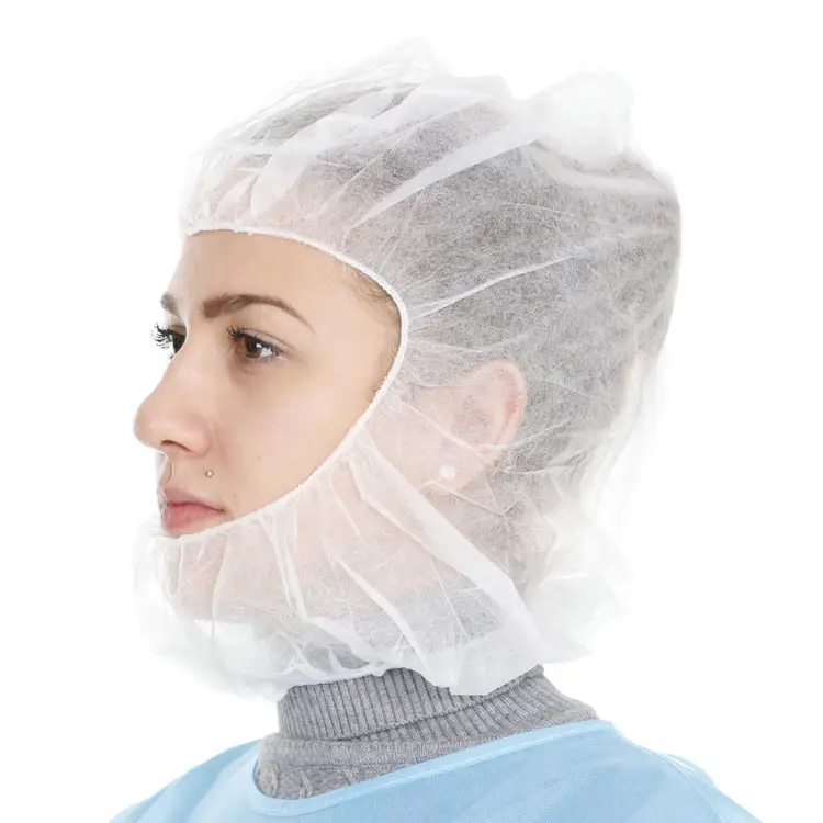 Disposable Face Hood Cover Non-woven Astronaut Caps Disposable Space Cap Medical Surgical Consumables