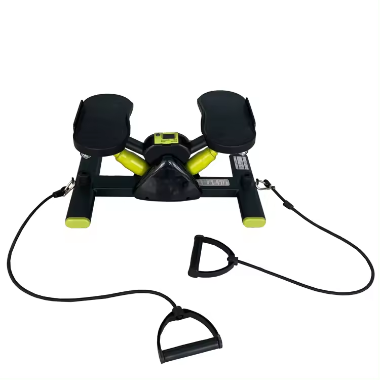 Home Gym Exercise Step Aerobic Stepper Fitness Stair Mini Twist Stepper Walking Machine With Resistance Bands