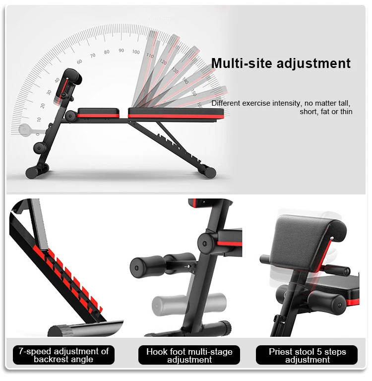 One Stop Solution Body Fitness Weight Lift Bench Incline Decline Adjustable Workout Bench