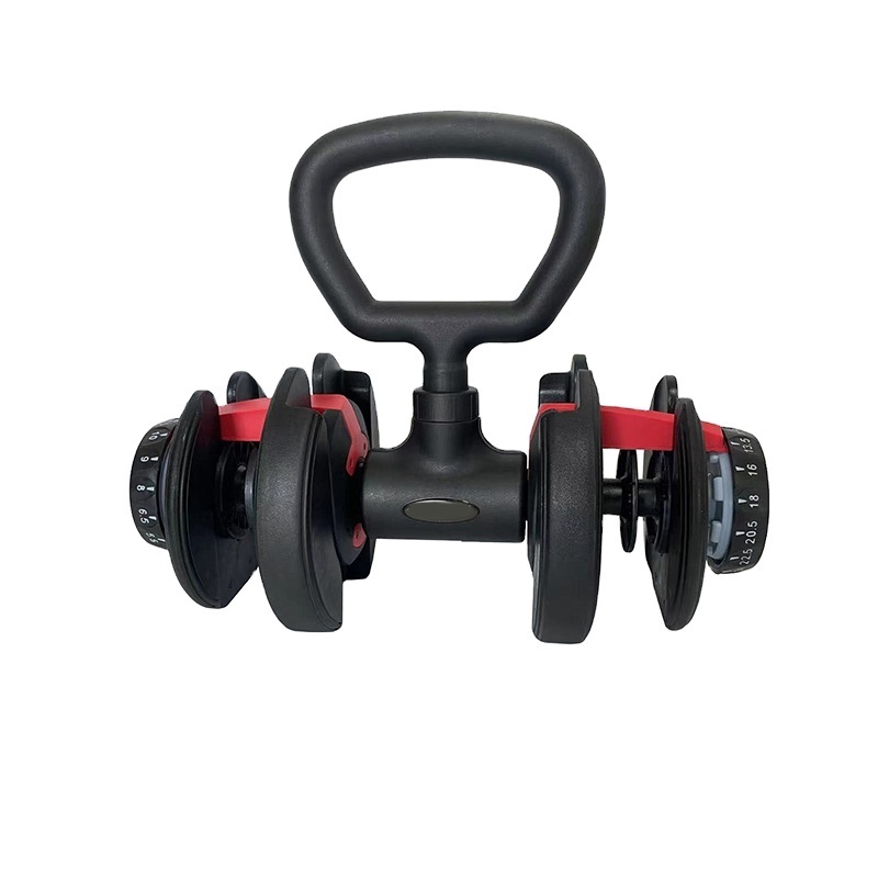 Gym Equipment Dumbbell Adapter Clip Portable Equipment Kettlebell Handle Dumbbell Transformer