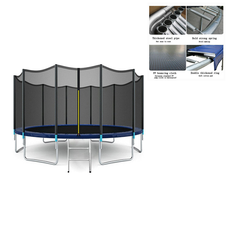 New Arrivals Fitness Trampoline Outdoor Exclosure Large Jumping Trampoline For Kids