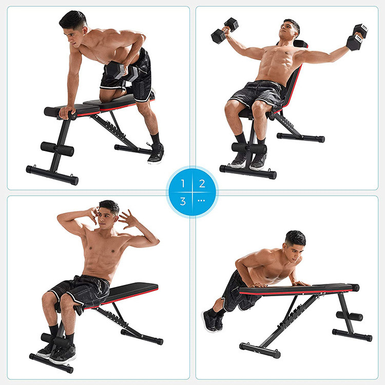 New Trend Product Strength Training Workout Benches Exercise Fitness Adjustable Weight Benches