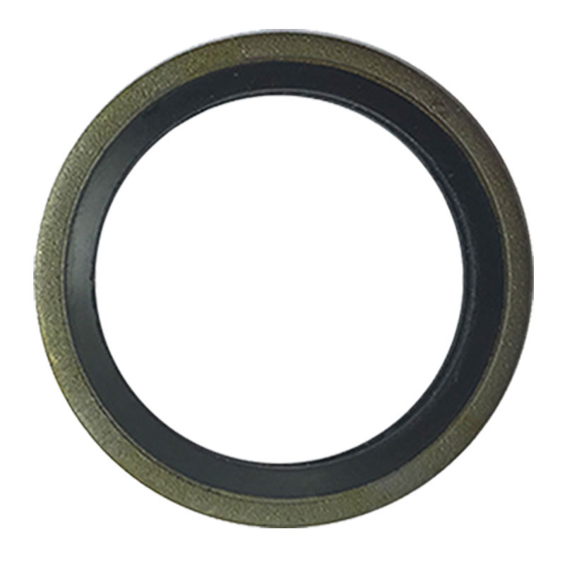 KAIRUITE seals bonded washer NBR FKM rubber metal usit ring mechanical oilproof self adhesive compound seal ring