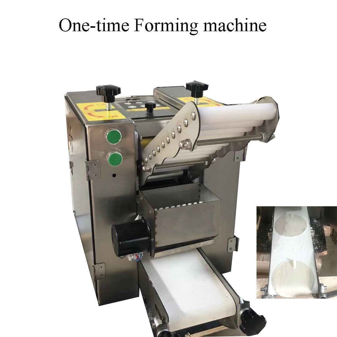 Small Grain product automatic papad momo empanada roti chapati tortilla samosa dumpling maker skin wrapper making machine price