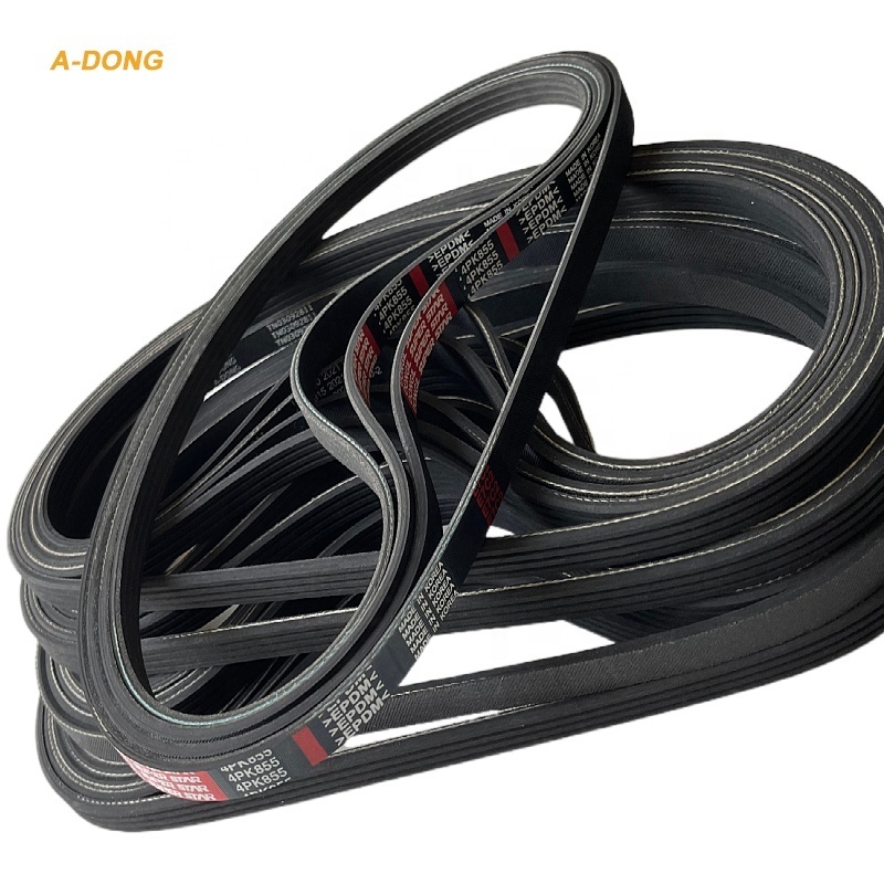 China factory   OEM rubber v belt ribbed for cars 6PK2260 fan PK belts Transmission belt