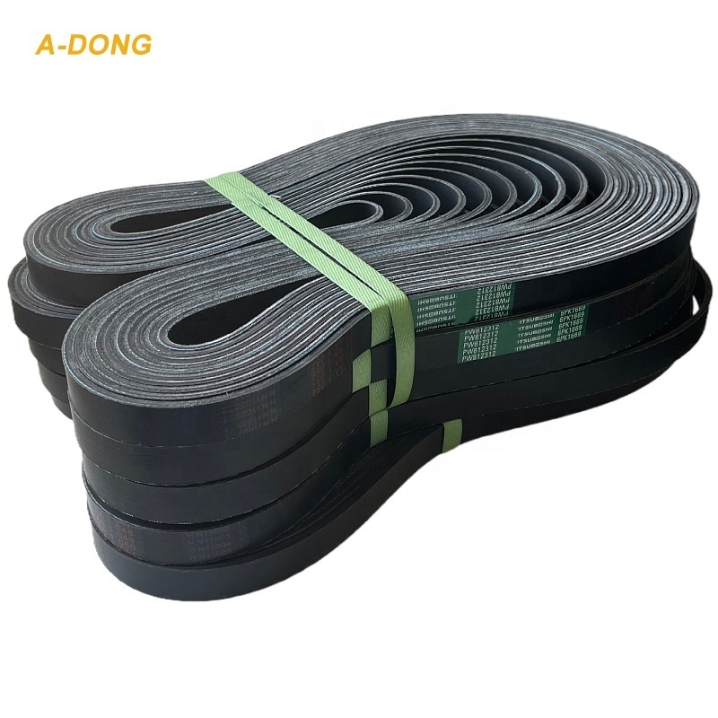 China factory   OEM rubber v belt ribbed for cars 6PK2260 fan PK belts Transmission belt