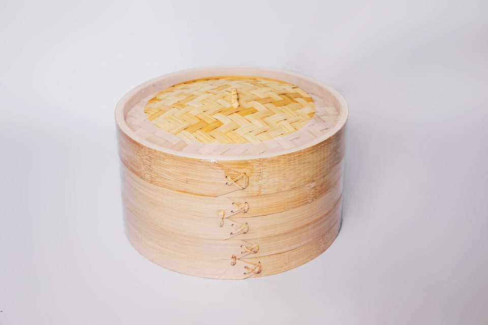 10cm 13cm 15cm Small Bamboo Steamer Snack Steamer Basket Set Dumpling Steamer Food Cooking Tools