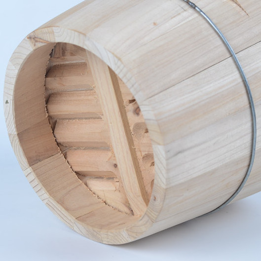 Natural wooden commercial rice roll steamer