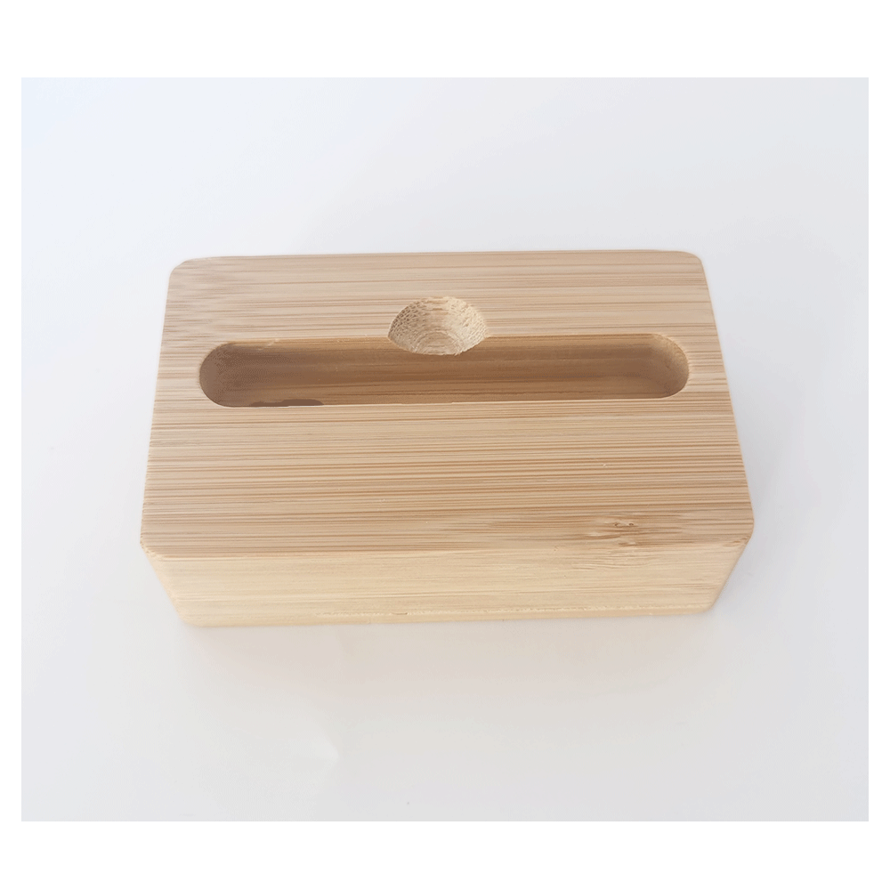 Wholesale Multifunction Natural Bamboo Wood Lazy Cell Smart Mobile Mount Stand  Phone Holder