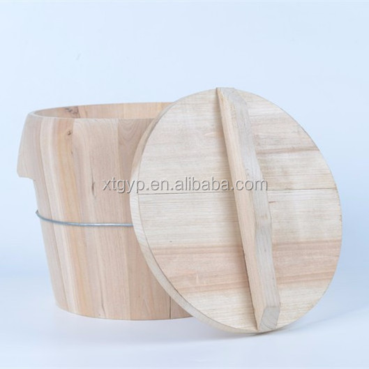 Natural wooden commercial rice roll steamer