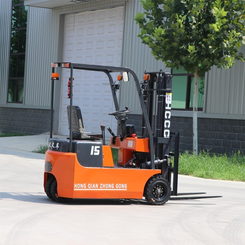 China New hydraulic stack mini 1.5 ton 2  truck small fork lift pallet jack stacker 1.6 ton 2 ton electric forklift