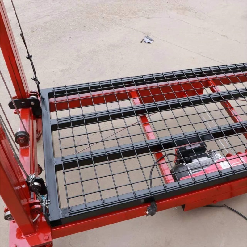 6m Electric scaffolding lift platform for construction aluminium electric lifting scaffold