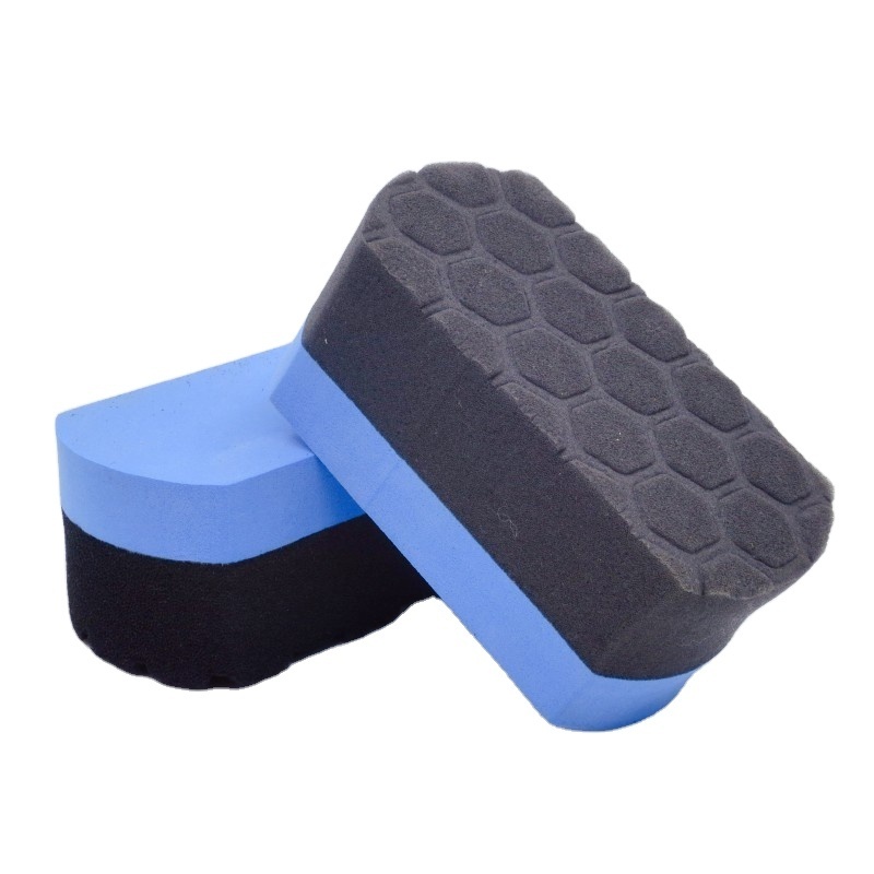 Wax sponge Automotive wax applicator Hexagonal sponge Automotive detail EVA hand waxing pad shiny tire polishing applications