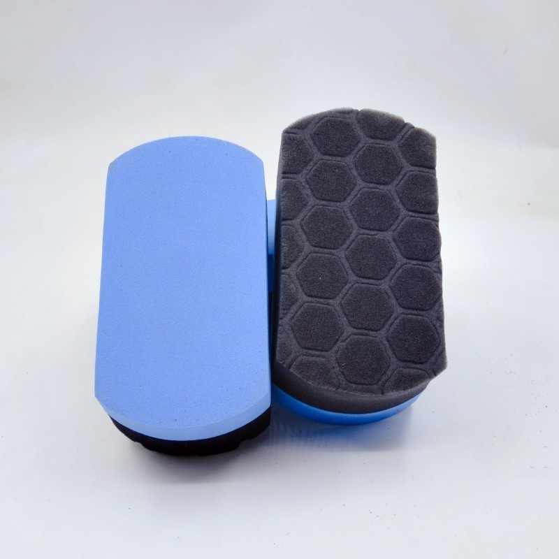 Wax sponge Automotive wax applicator Hexagonal sponge Automotive detail EVA hand waxing pad shiny tire polishing applications