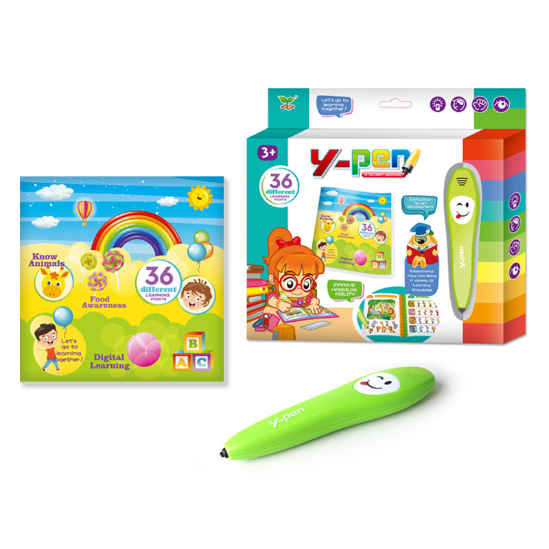 2021 new arrivals Baby Toys Electronic English Learning Book with Smart Logic Pen Early Educational Talking Book