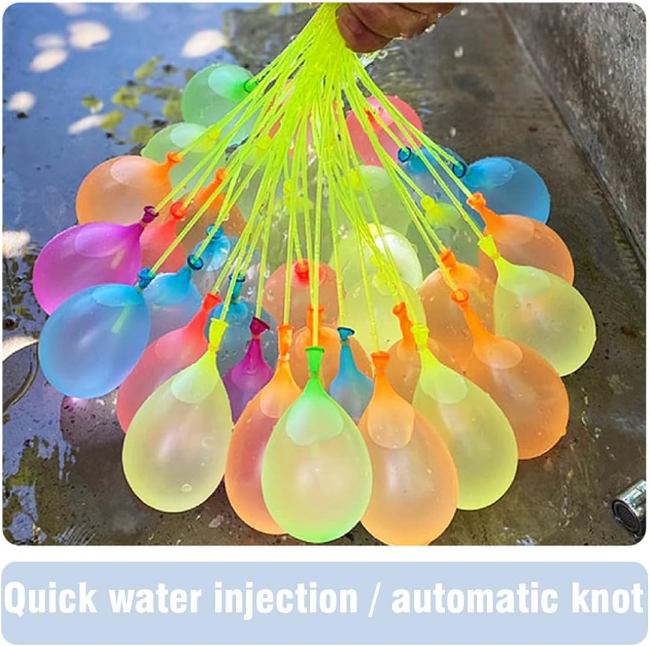 Water Balloons Quick Fill Self Sealing Magic Biodegradable 111 Pcs Easy Rapid Bomb Water Balloon 111 3 Inch Summer Toy