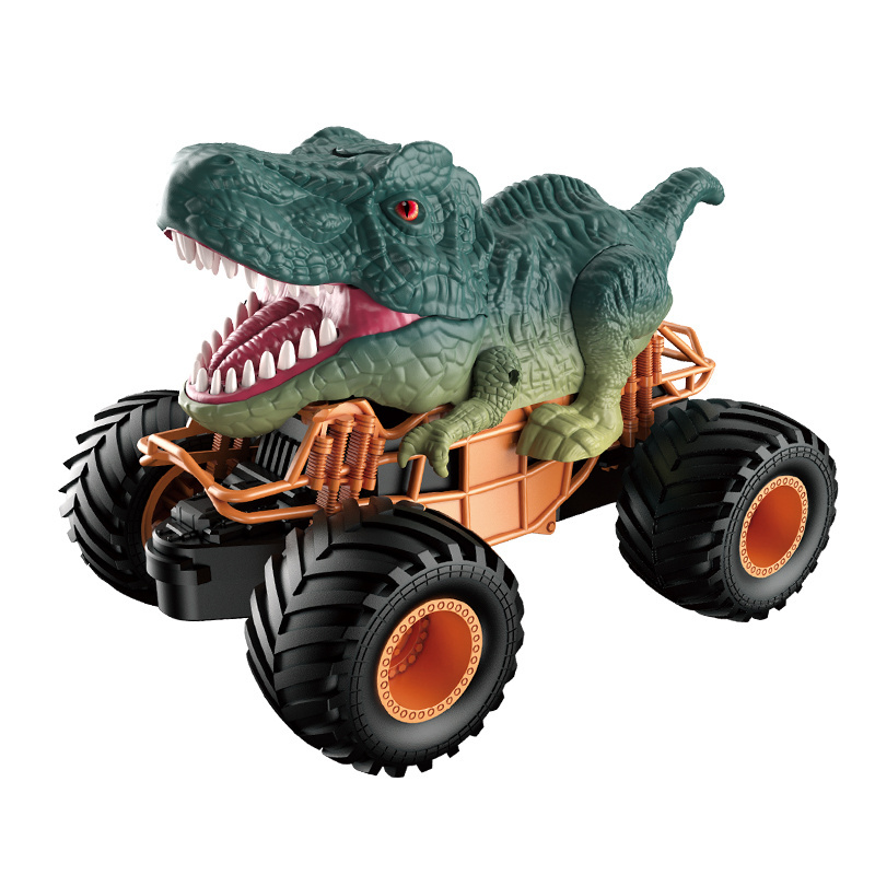 Cross-border spray dinosaur off-road remote control car toy climbing off-road Bigfoot Tyrannosaurus Rex Triceratops stunt car