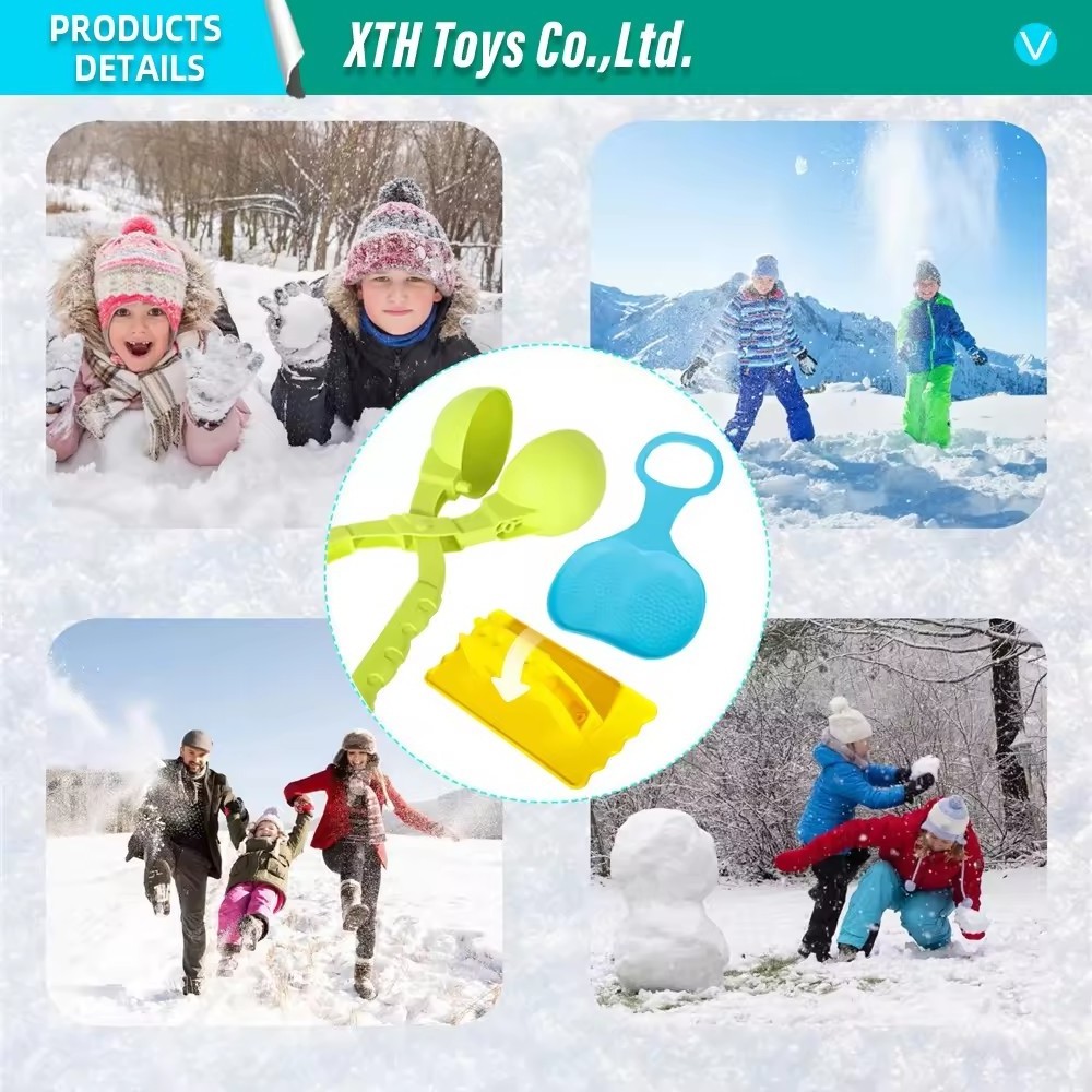 snow toy for children play pile snowball fight multiplayer play snow modeling snow mold tools children snowball molds