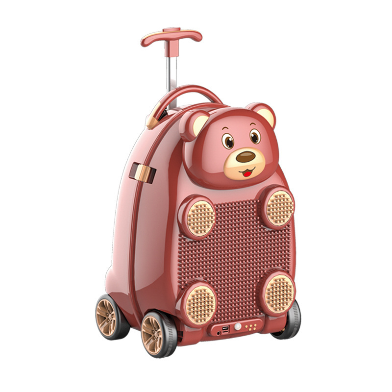 mini suitcase  20 inches children's luggage cute mini children's plastic trolley suitcase with baby pull travel box suitcase box