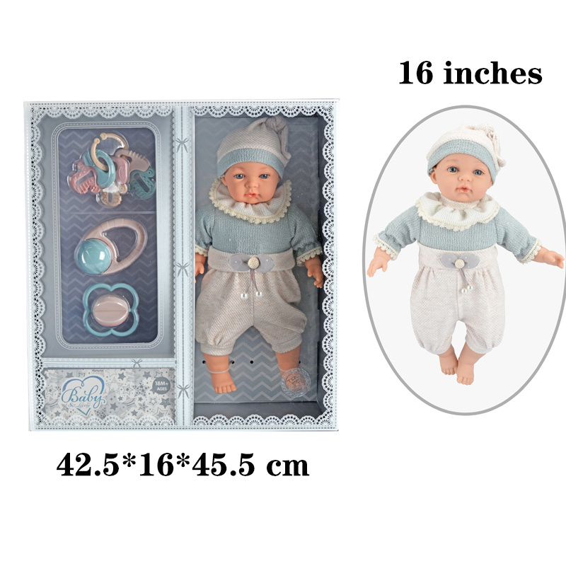 16, 14, 11 Inch Newborn Reborn Baby Doll with temperature sensing Washable Realistic Silicone Baby Dolls baby girls doll