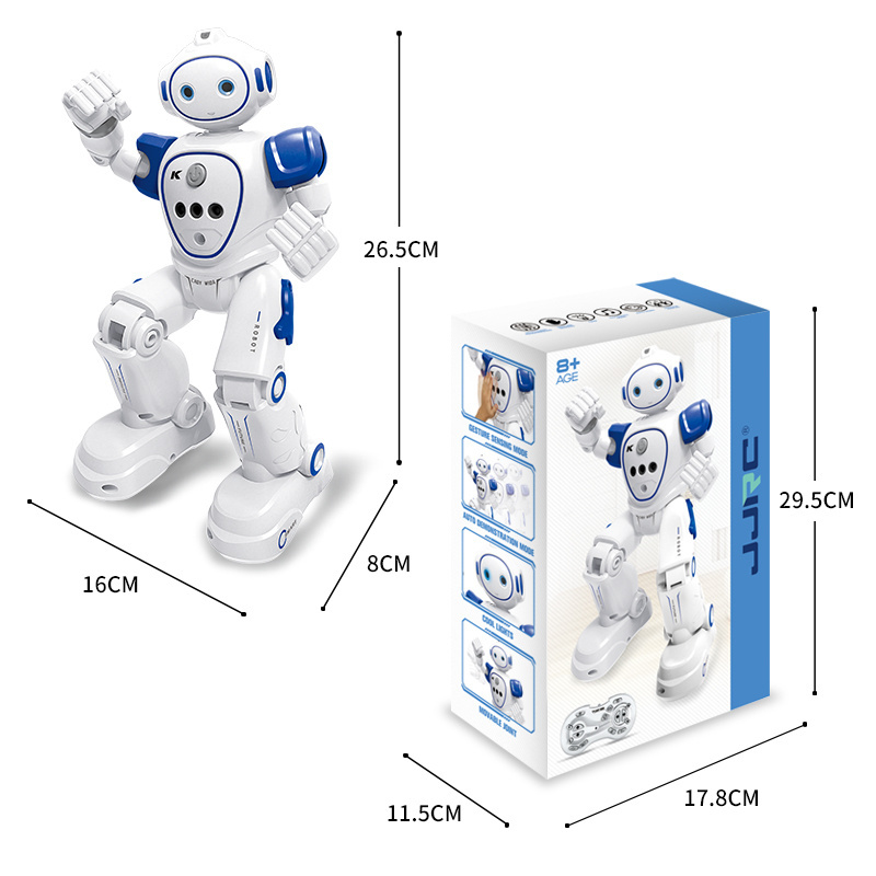 Cross-border new R21 remote control intelligent programming electric robot gesture sensor dancing puzzle children's toys