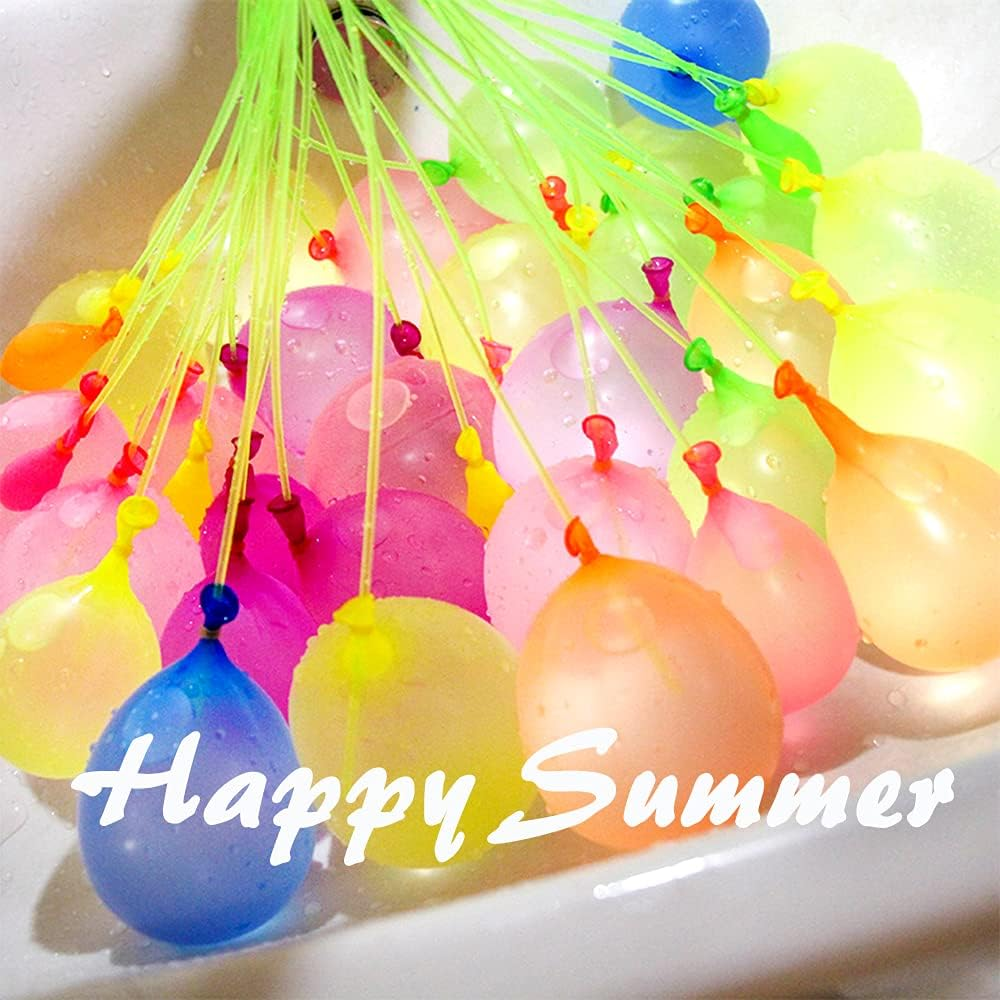 Water Balloons Quick Fill Self Sealing Magic Biodegradable 111 Pcs Easy Rapid Bomb Water Balloon 111 3 Inch Summer Toy