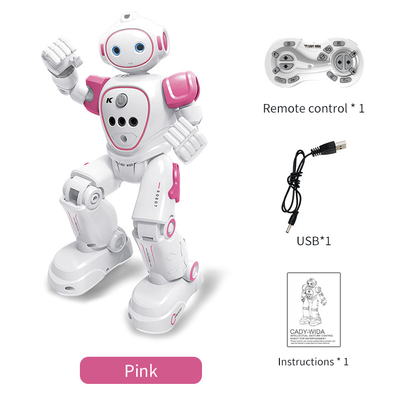 Cross-border new R21 remote control intelligent programming electric robot gesture sensor dancing puzzle children's toys