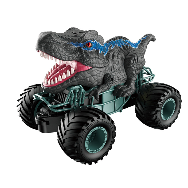 Cross-border spray dinosaur off-road remote control car toy climbing off-road Bigfoot Tyrannosaurus Rex Triceratops stunt car