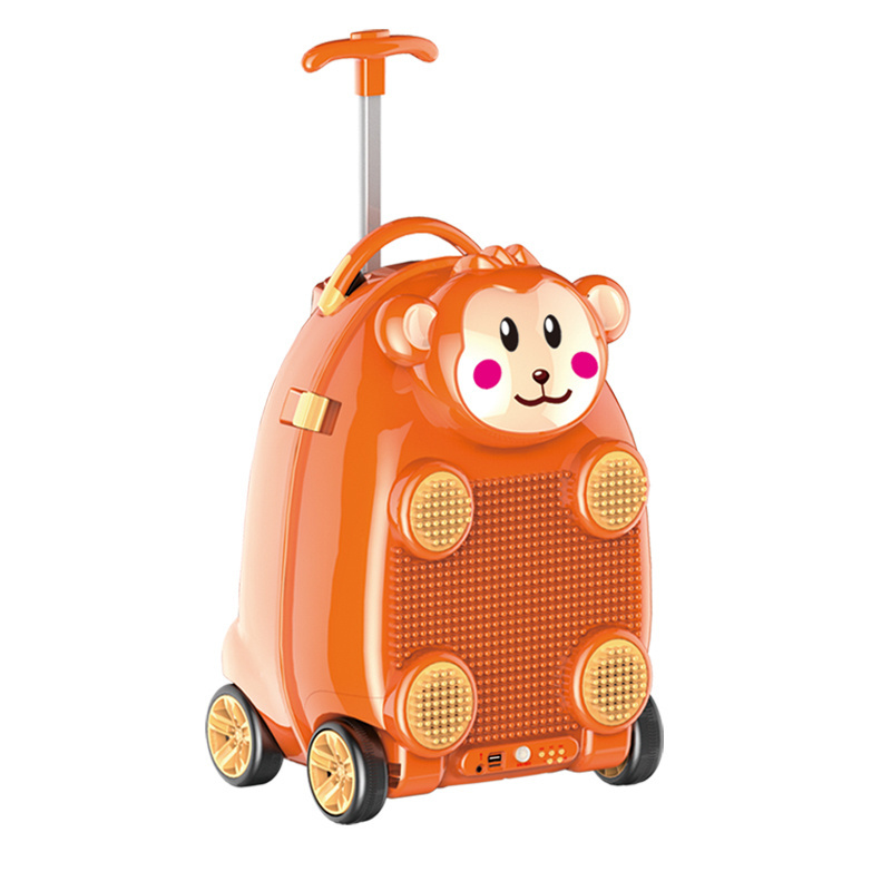 mini suitcase  20 inches children's luggage cute mini children's plastic trolley suitcase with baby pull travel box suitcase box