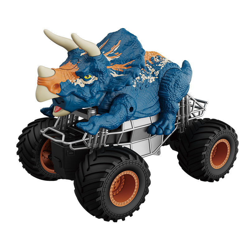 Cross-border spray dinosaur off-road remote control car toy climbing off-road Bigfoot Tyrannosaurus Rex Triceratops stunt car