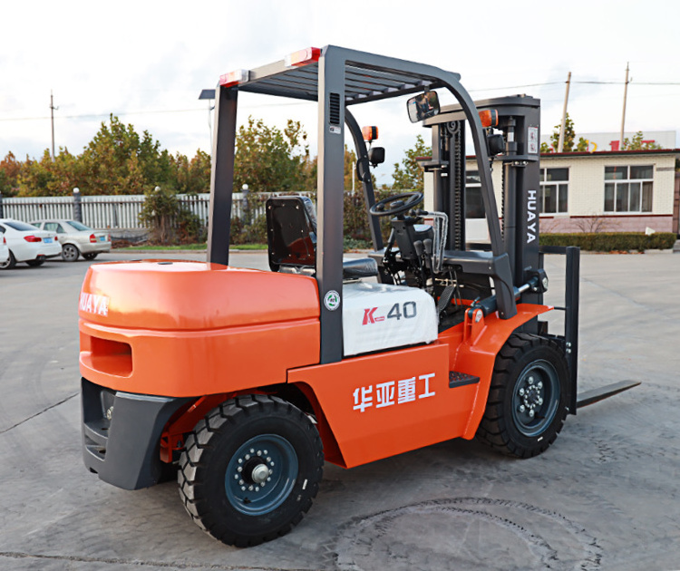 lifting hydraulic mini diesel forklift with stacker truck for sale