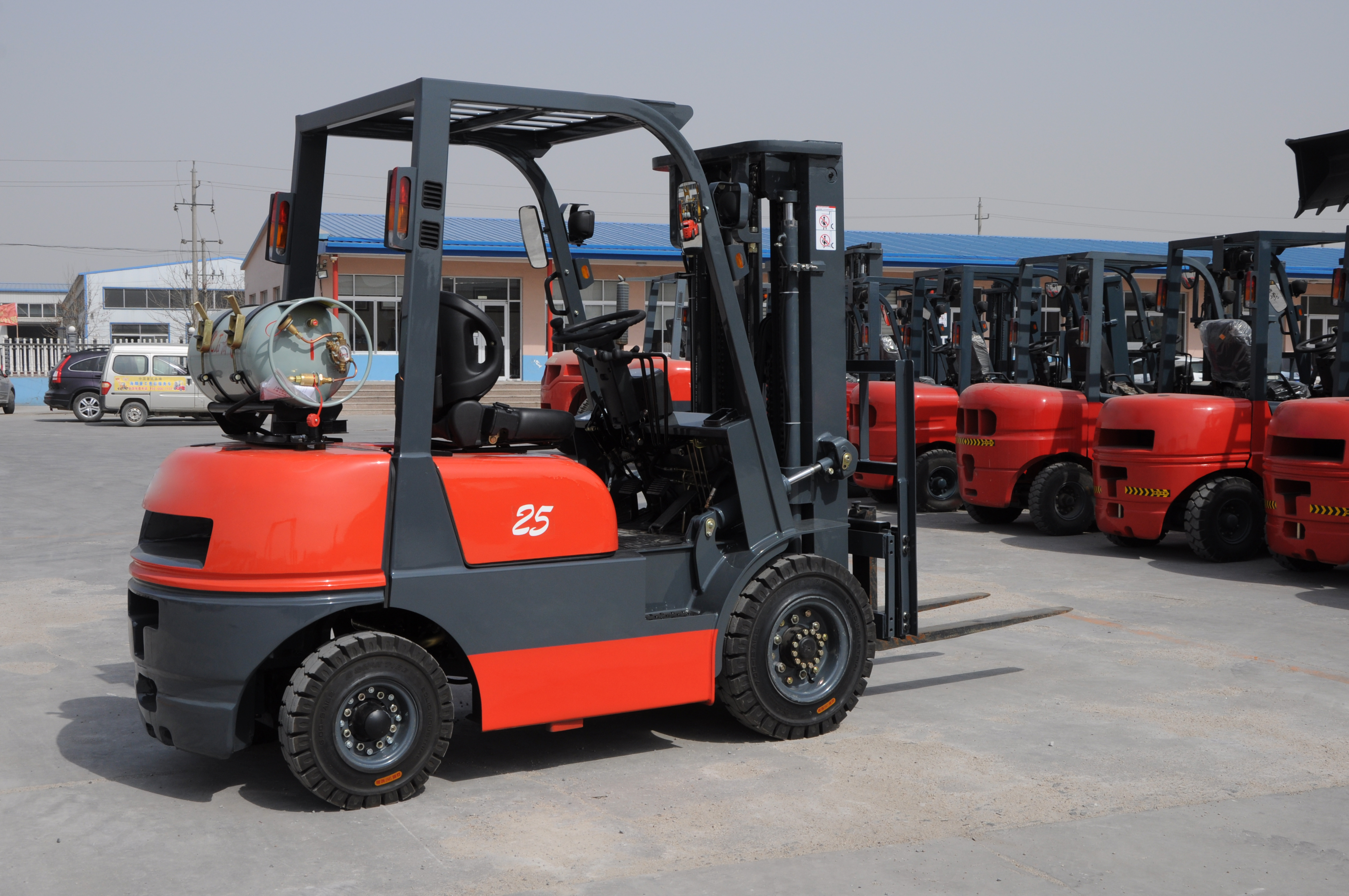 china HUAYA 2 3 5 ton FG20 LPG gas 3000kg propane Liquefied petroleum gas Gasoline forklift with gasoline engine