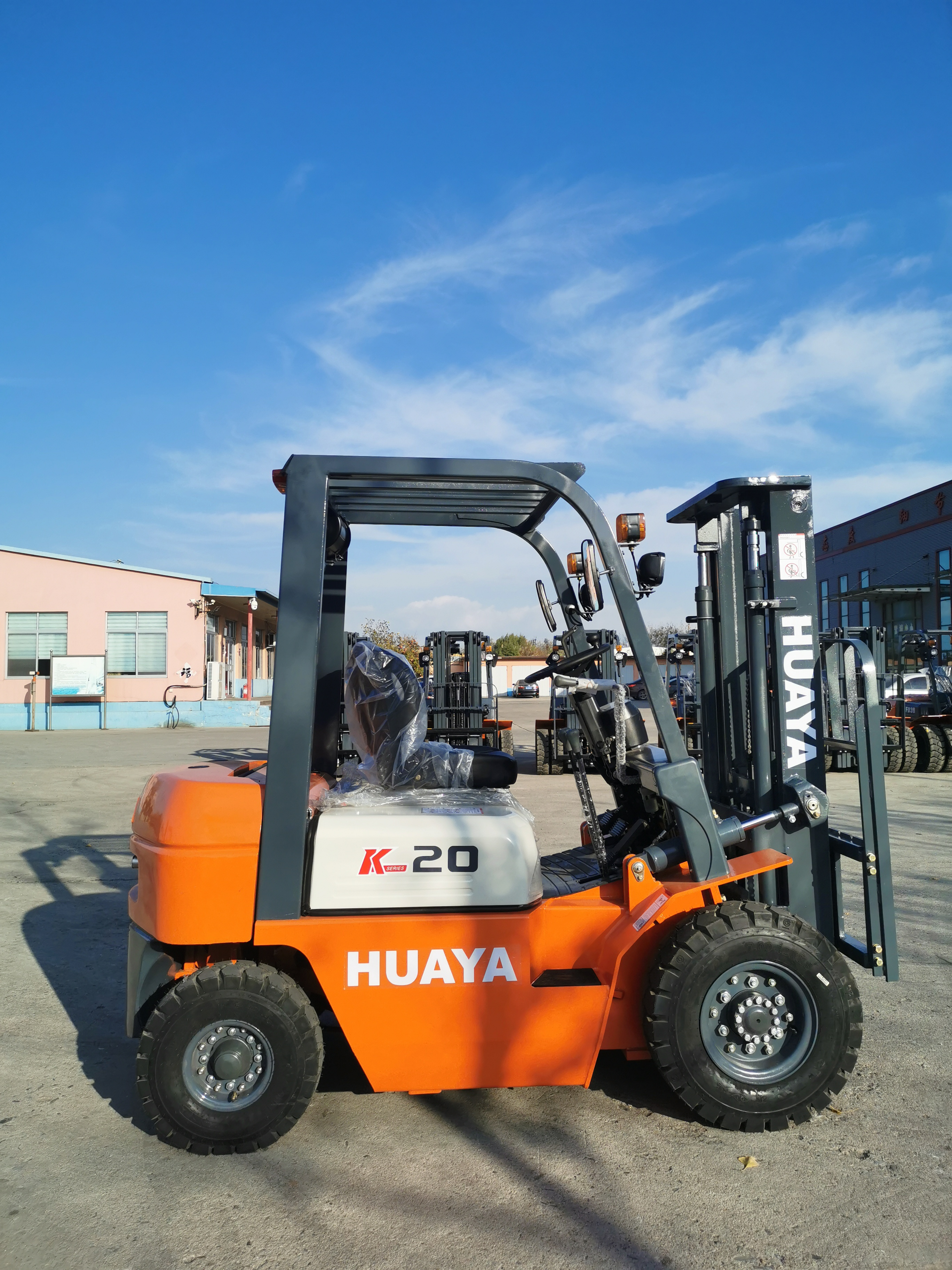 HUAYA Four Wheel Drive montacargas 1.5 2 2.5 ton Multifunction diesel Forklift 2WD Mini Montacarga Diesel Forklift with EPA