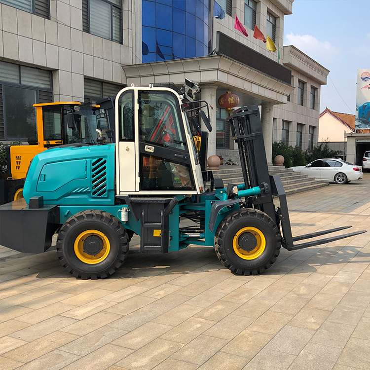 HUAYA 4x4 forklift 3 ton all rough terrain forklifts manufacturer for sale