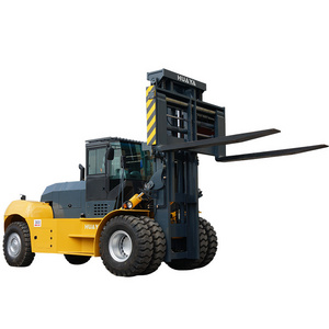 Factory price 30 ton 35 ton forklift diesel rough tire Reliable engine triplex mast side shifter  maximal forklift Outdoor Use