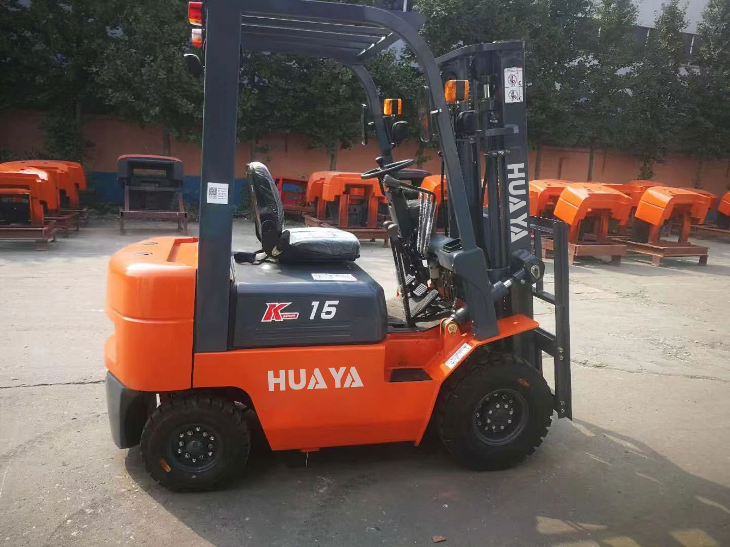 HUAYA Four Wheel Drive montacargas 1.5 2 2.5 ton Multifunction diesel Forklift 2WD Mini Montacarga Diesel Forklift with EPA