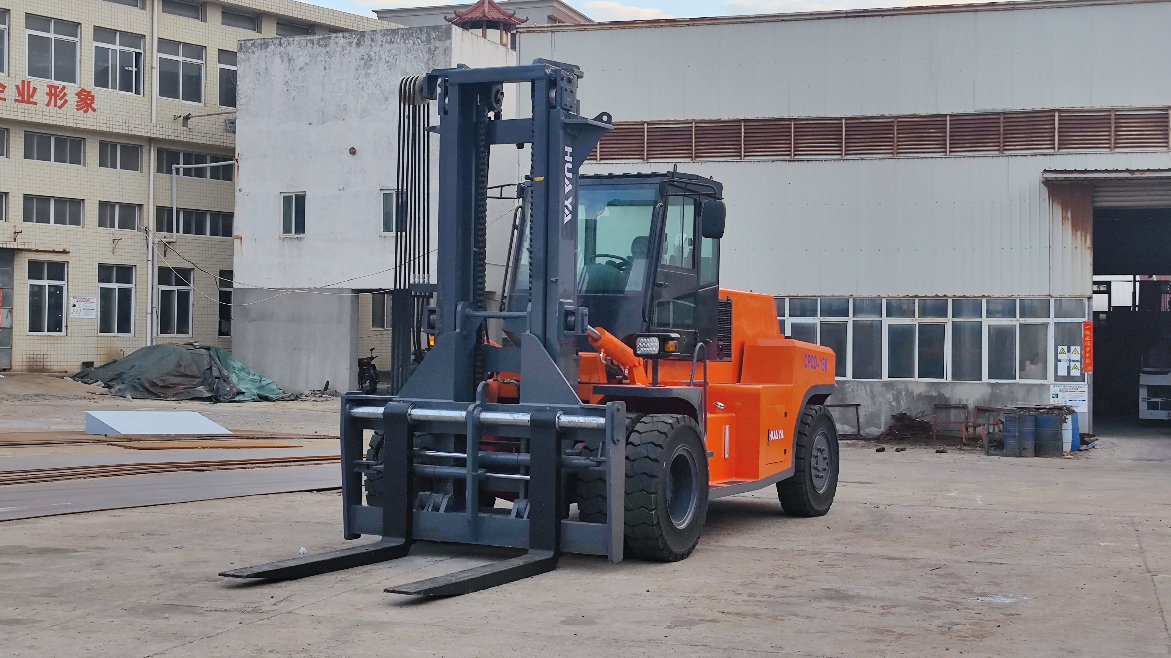 Professional manufacturer diesel forklifts 10 ton 15 ton Cheap Price automatic transmission outdoor 15 ton forklift price