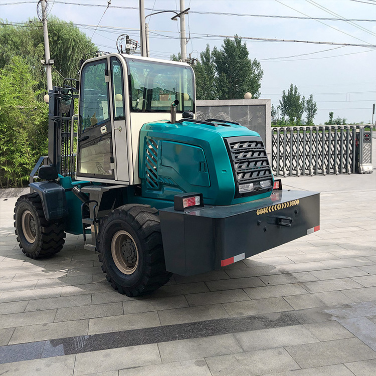 HUAYA 4x4 forklift 3 ton all rough terrain forklifts manufacturer for sale