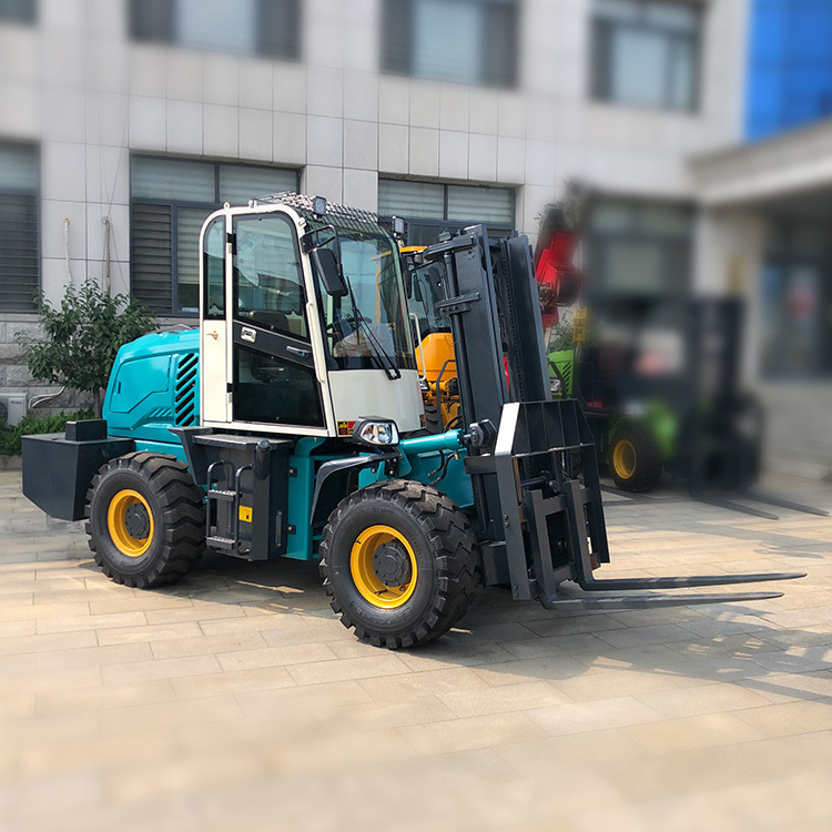 HUAYA 4x4 forklift 3 ton all rough terrain forklifts manufacturer for sale