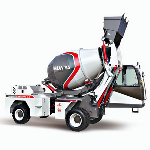 HUAYA 1.5 - 6.5 cube self loading Concrete Mixer 270 degree rotatable Concrete mixer 55kw with CE