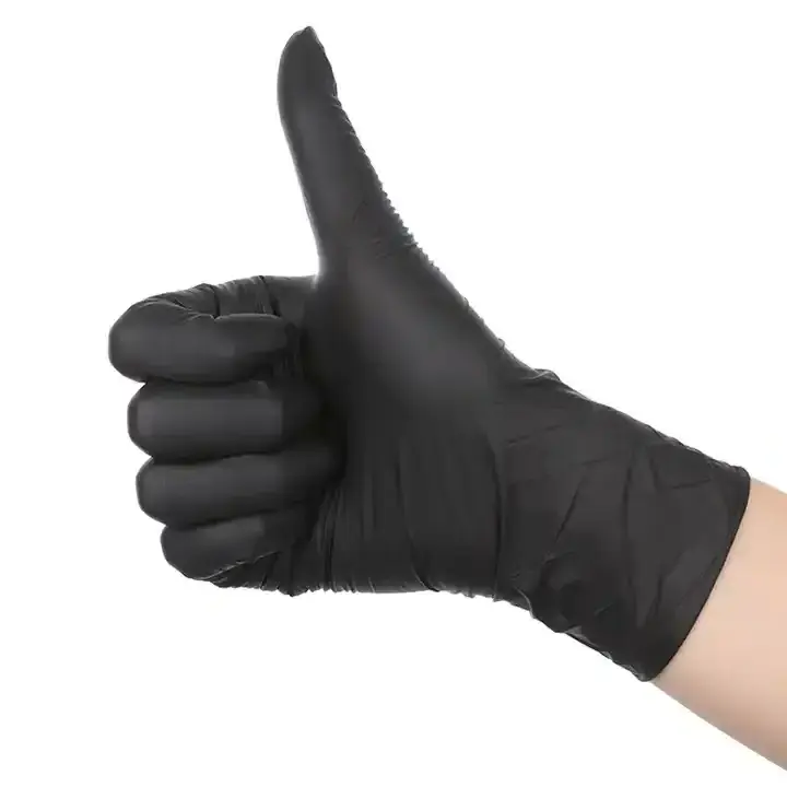 buy  black heavy duty powder-free disposable nitrile gloves best disposable nitrile gloves for mechanics