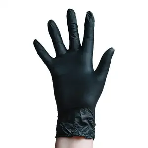 buy  black heavy duty powder-free disposable nitrile gloves best disposable nitrile gloves for mechanics