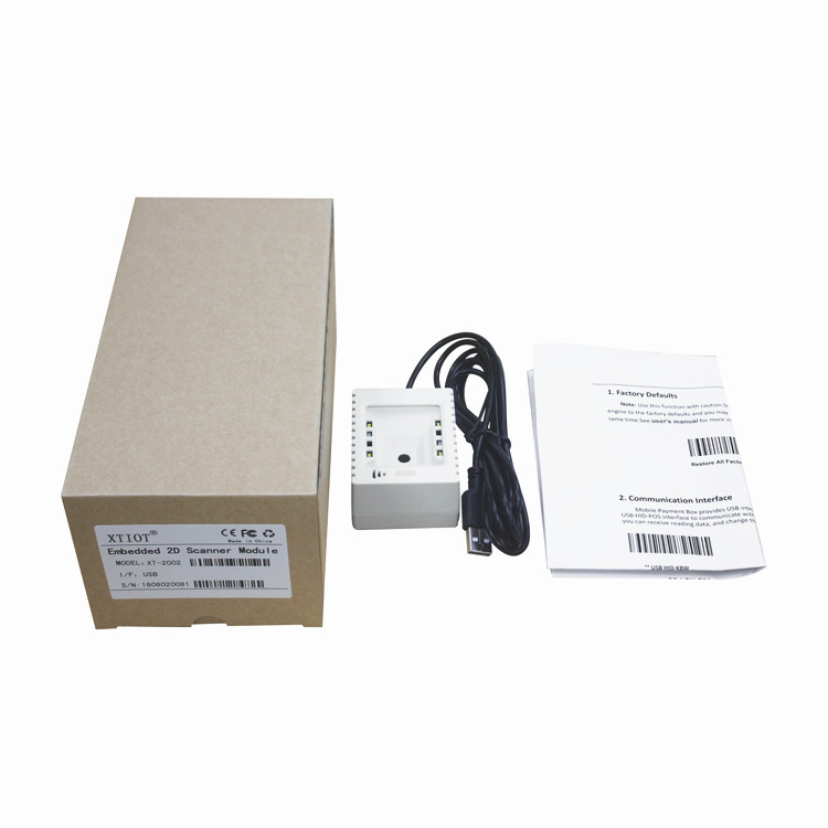 XT2002D XTIOT Smart KIOSK Factory QR Code Reader RS232 OEM Wall Mounted Barcode Scanner USB Barcode Scanner